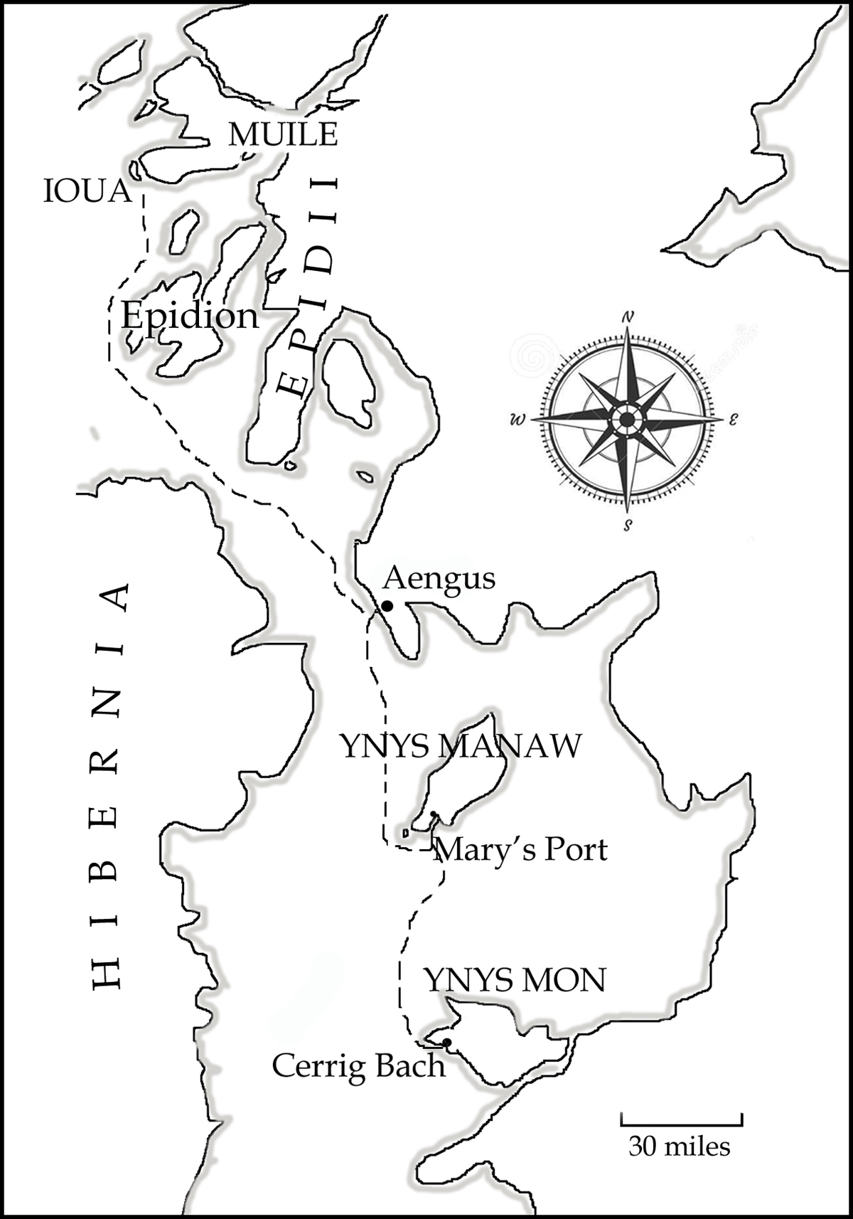 north